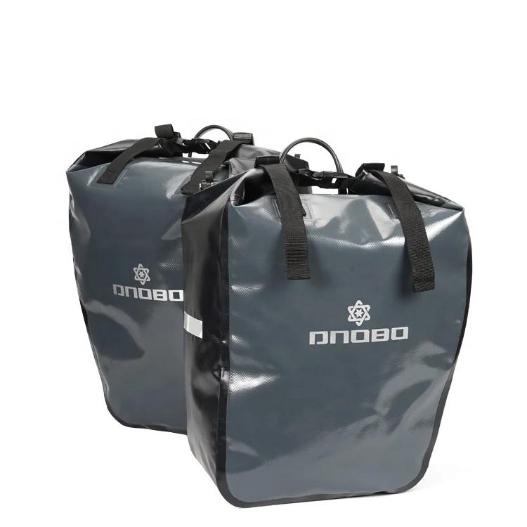 500D PVC TPU Waterproof Bike bag Bicycle Rear Pannier Bag