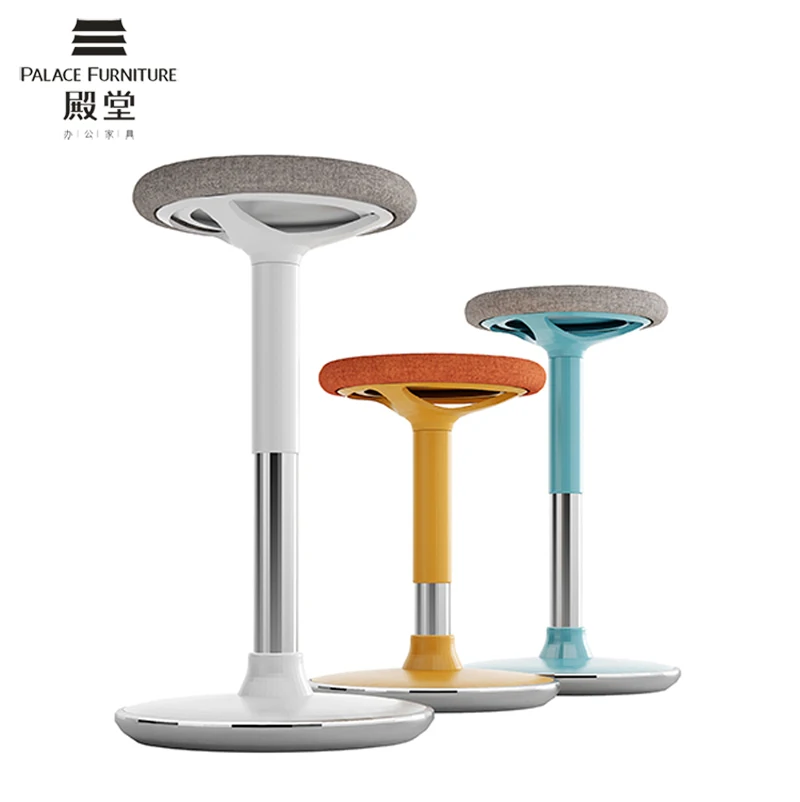 Колесный механизм вращающегося офисного наклона для сжигания калорий эргономичный регулируемый по высоте активный сидящий столовые стол рокер стул с подъемным механизмом, вращающееся кресло