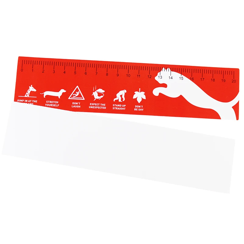 Популярные офисные продвижение по нанесению собственных логотипов 30 см ПВХ-линейка