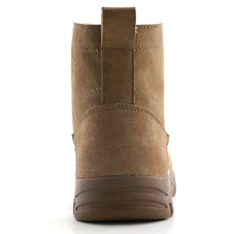 ENTE SAFETY Wholesale high-quality cat shoes  industrial suede cowhide leather steel toe plate safety shoes for men boot