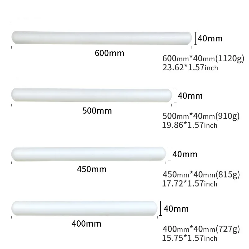 Amazon 45*4cmPOM Скалка, антипригарная Скалка, инструмент для помадки, торта, прямые продажи с завода