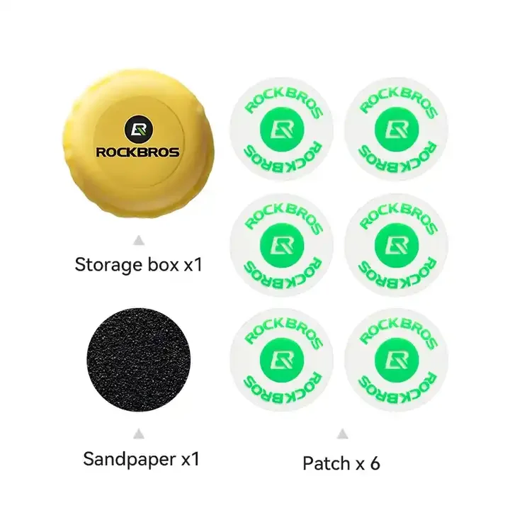 ROCKBROS Silicon Cyclilng Tire Repair Patch Kit Universal Puncture Bike Flat Bicycle Scooter Tyre Repair Patch