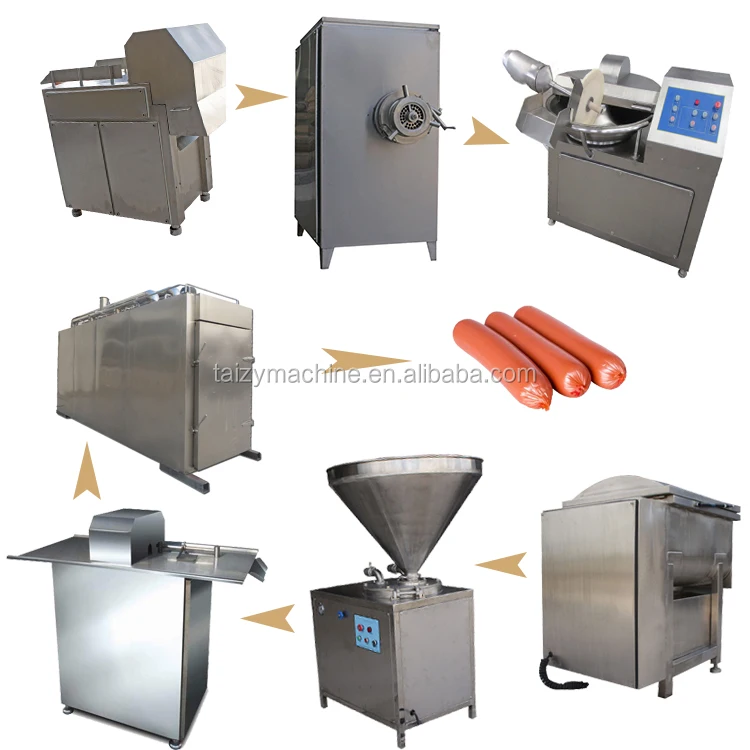 machinery making sausage hot dog sausage stuffing machine