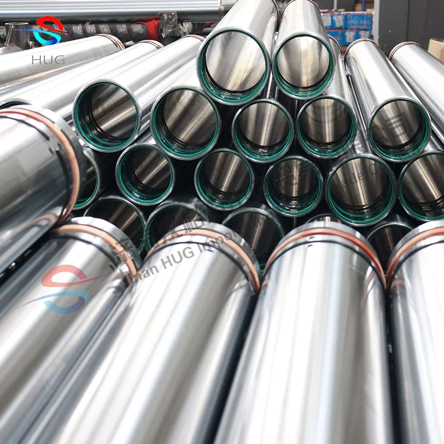 Long stroke single acting multi stage telescopic hydraulic ram cylinder price used for 50 ton dump vehicle tipper truck trailer