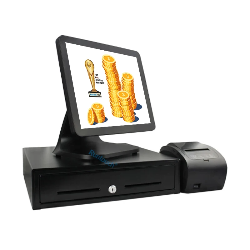 TPV ELINES E95 сенсорный экран pos терминал Android windows системы все в одном кассовый аппарат