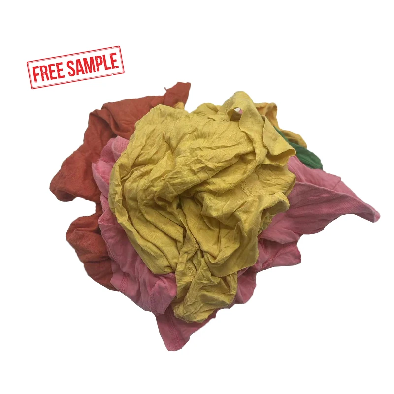 Youyi Free Sample 0.5-400KG Bag Dark color wiping rags T shirt rags industrial trapo clothes rags