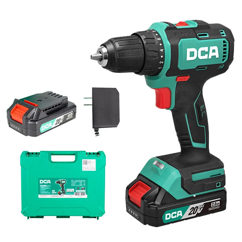 DCA-2055AW 20V 60n. m Electric Hand Drill Set Portable Brushless Lithium Battery Multifunction Cordless Electric Screwdriver