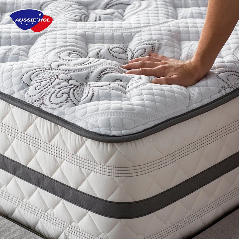 Hot Selling High Density Soft Memory Foam Pocket Spring Mattress Professional Mattress Manufacturer Compressed Packing in a Box