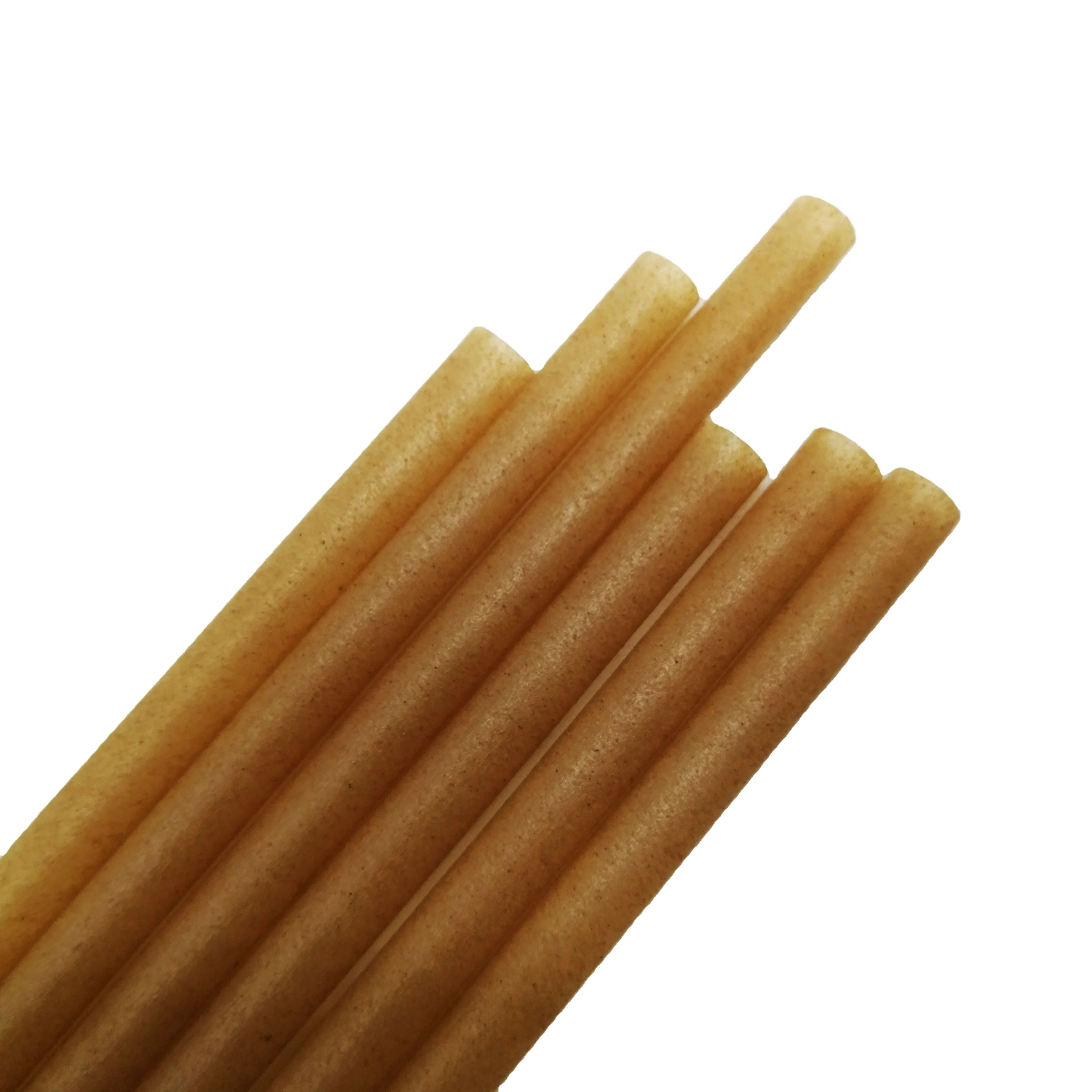 OEM Manufacturer Customization Eco friendly Biopoly Biodegradable Compostable Sugarcane Fiber Drinking Straw for Beverage