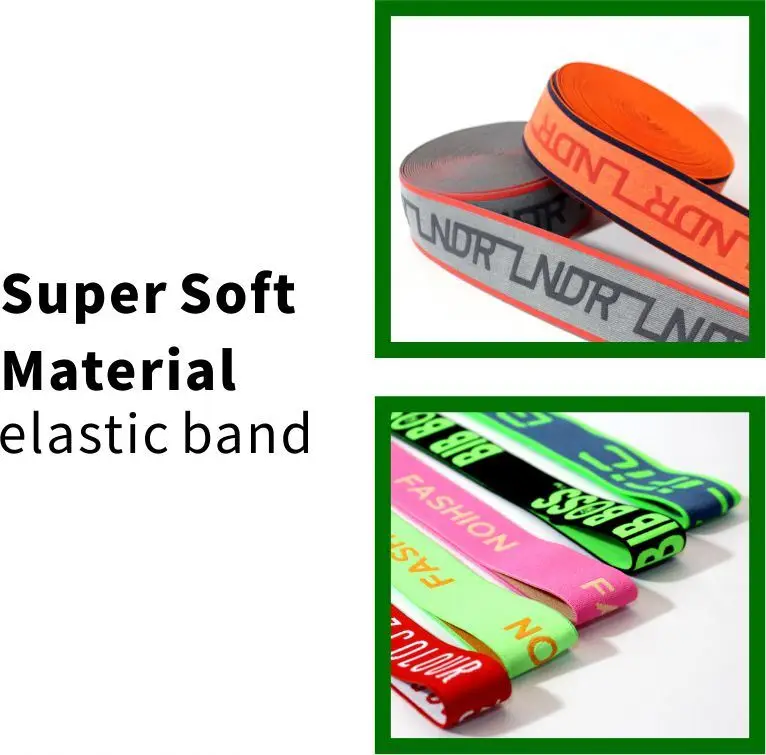 3D Effect Elastic Band Bump Jacquard Elastic Tape Polyester Elastic Webbing for Waist Band