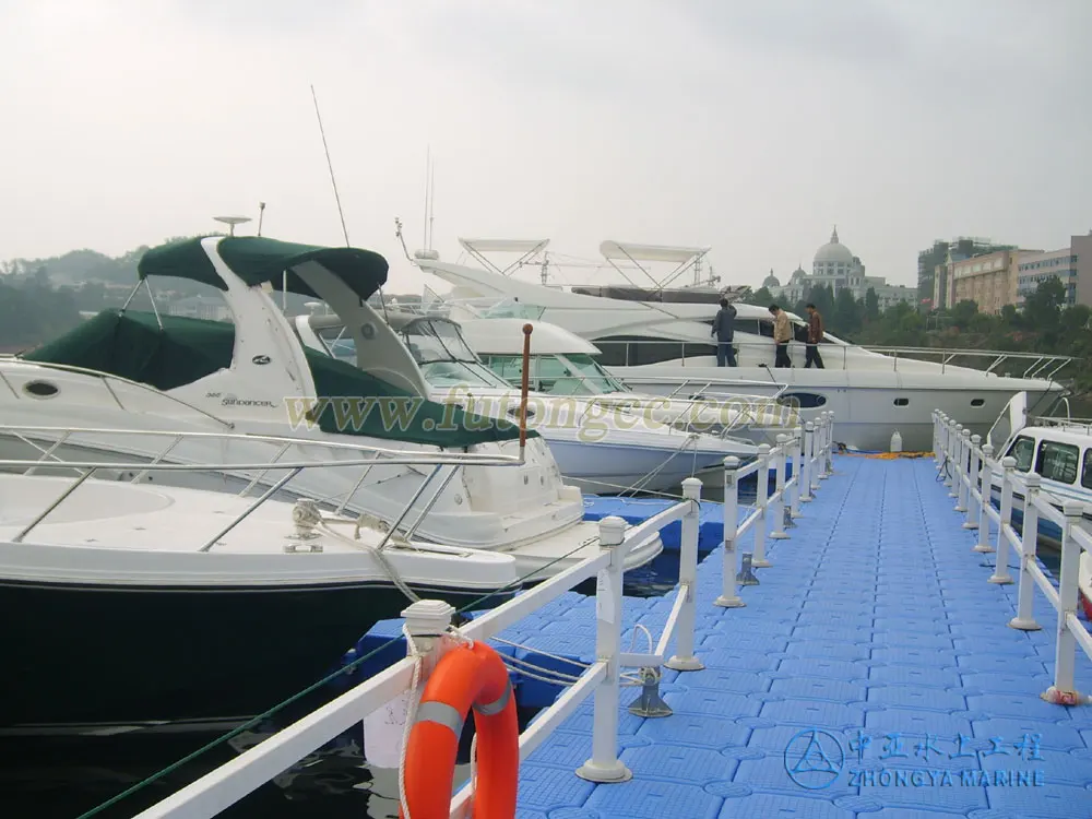 Modular pontoon cubes floating dock jet ski boat floats walkway bridge platform