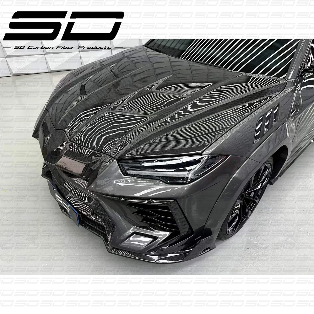 M Style Carbon Fiber Full Set Body Kit For Lambo Urus Body Kit