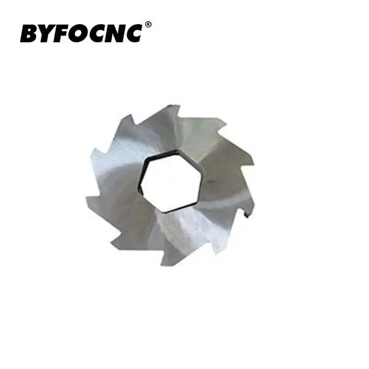 Twin shaft E waste circuit board shredder blades crap metal plastic shredder recycling knives