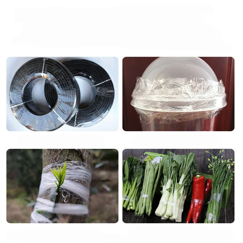 Factory Price Soft Plastic Bale Wrap Films Roll Pallet Packing Transparent Wrapping Stretch Film