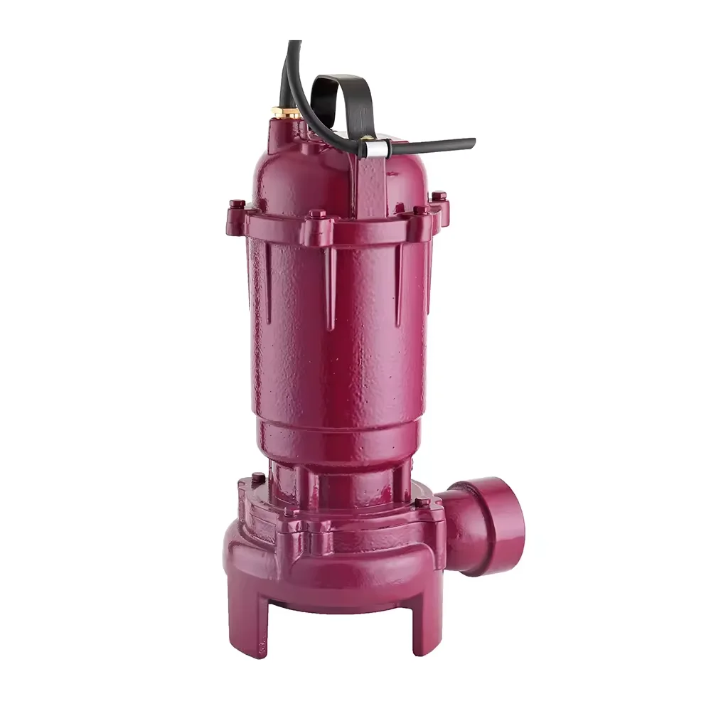High pressure cutting stainless steel electric sewage submersible pump