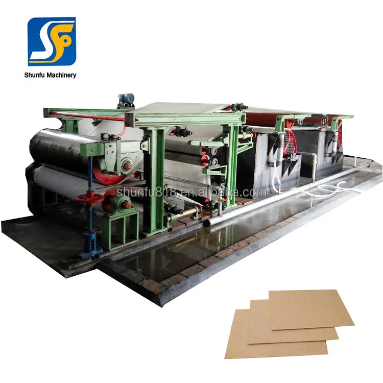 Semi-automatic cardboard corrugated making machine for cardboard box making