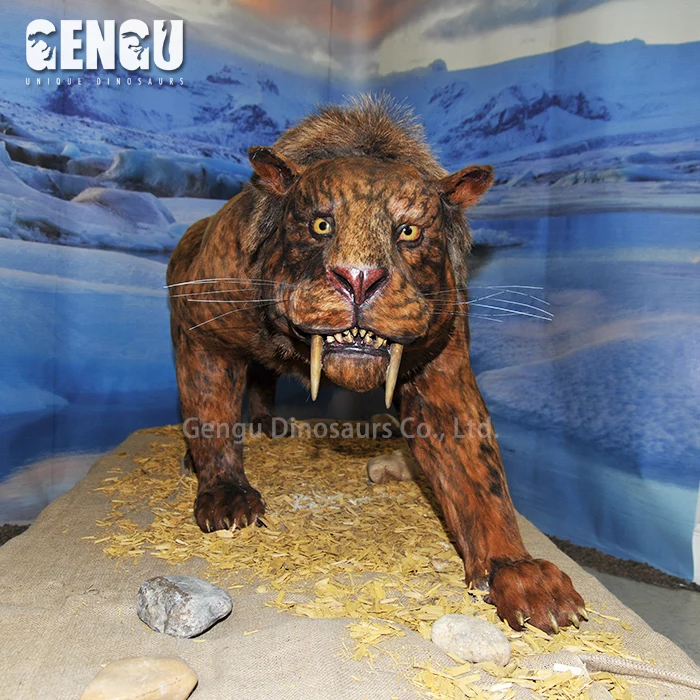 Animatronic Sabretooth робот животные для продажи