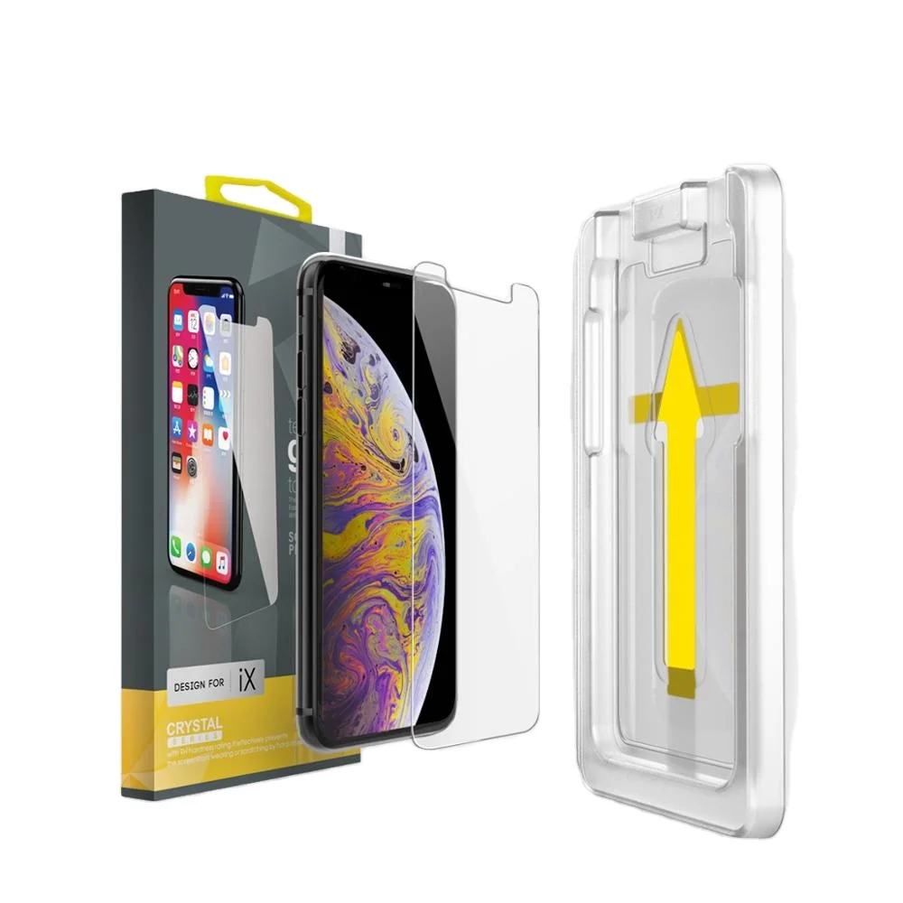 Защита экрана для iPhone 11 Pro X Xs Xr Max 8 7 6 6s Plus с установочным инструментом 2.5D 9H закаленное стекло с упаковкой