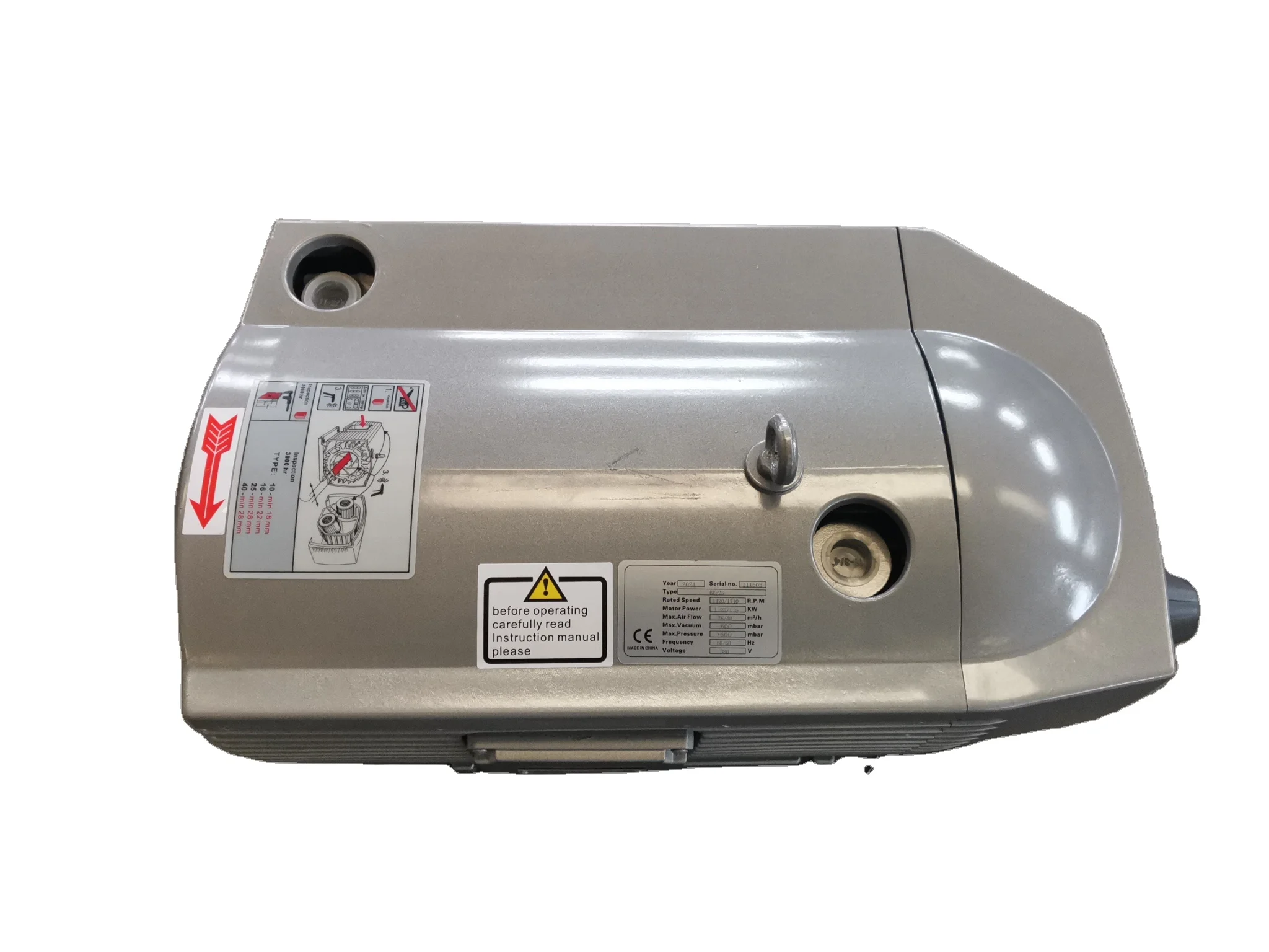 JQT 1.25kw Oil-Free Rotary Vane Vacuum Pump Golden Bridge  Dry vane vacuum Pumps