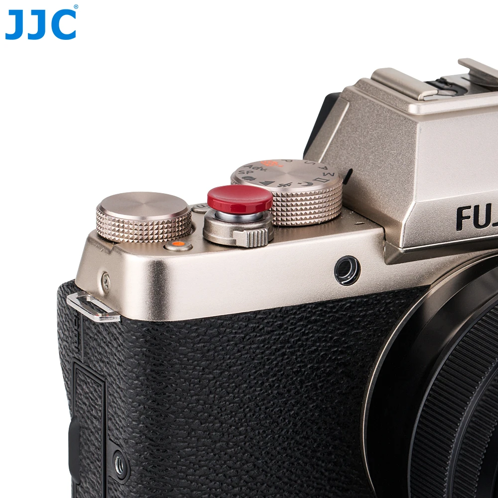  JJC темно-красная мягкая кнопка спуска затвора камеры Delux для Fujifilm X-S10 GFX 50S 50R X-H1 X-T100 и т.