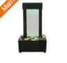 Relaxation LED Lights Chocolate Water Waterfall Fountain Tabletop Water Fountain with Glass Ball Color Led Light Mini Fountain