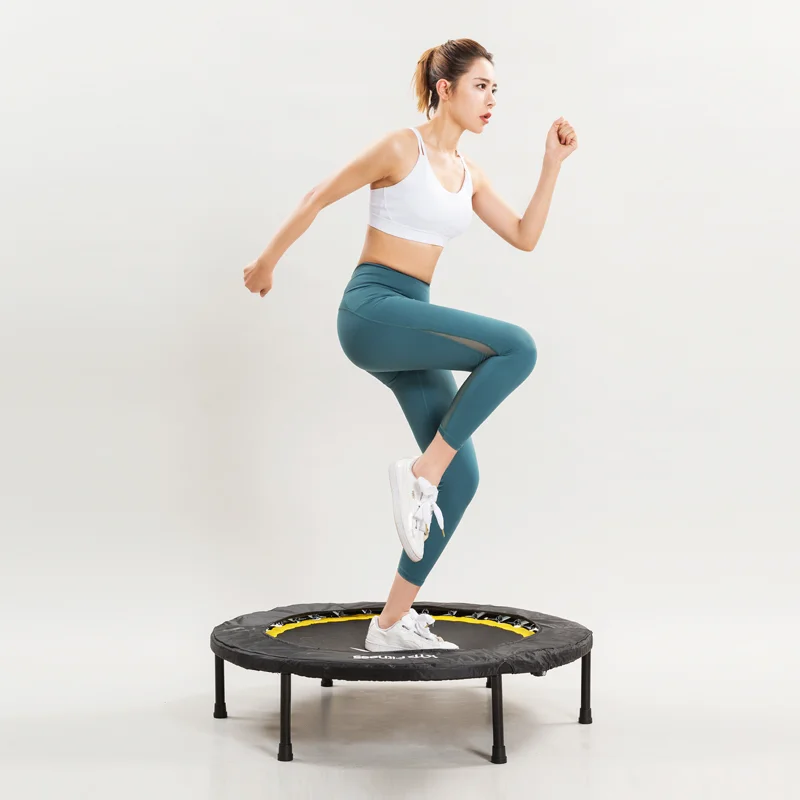 
Top Quality Trampoline Foldable 96Cm round trampolines Indoor Outdoor Adults Kid Jumping exercise Mini Trampoline factory sale 