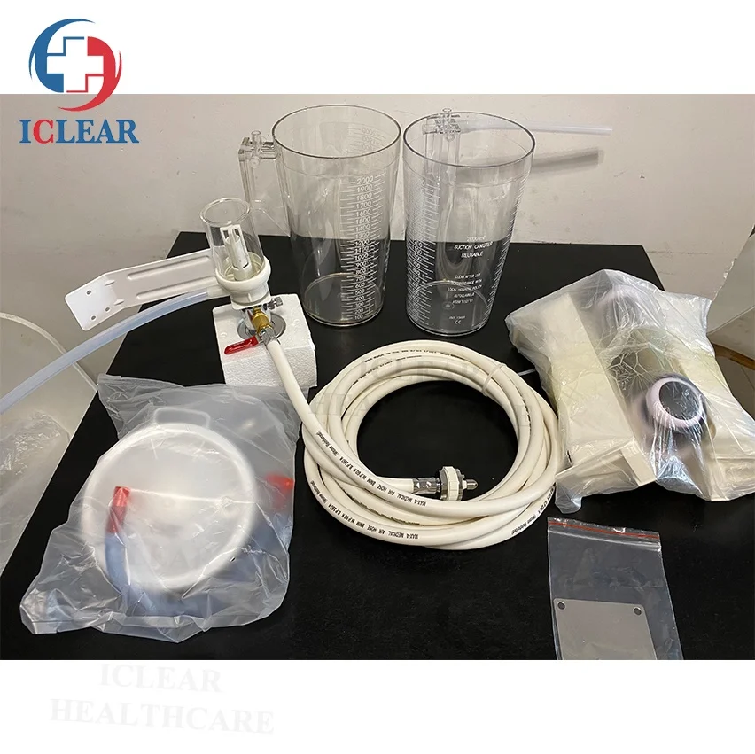 Disposable Medical Centralized Liquid Wast Device Suction Liner and Canister