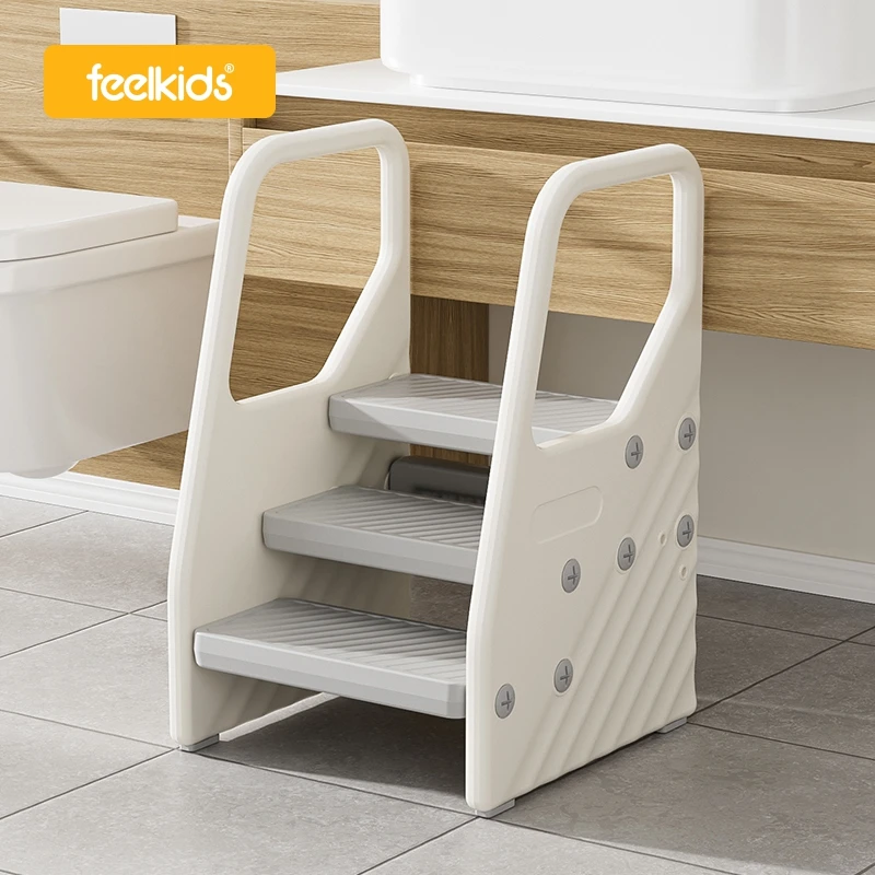 Feiqitoy High Quality Multifunctional Children Plastic  Climbing Stool Footstool Climbing Bench Kids Stool