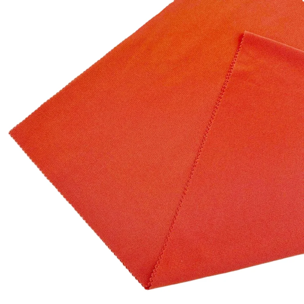 
High quality and stable output 100% polyester combed cotton interlock fabric 220gsm 