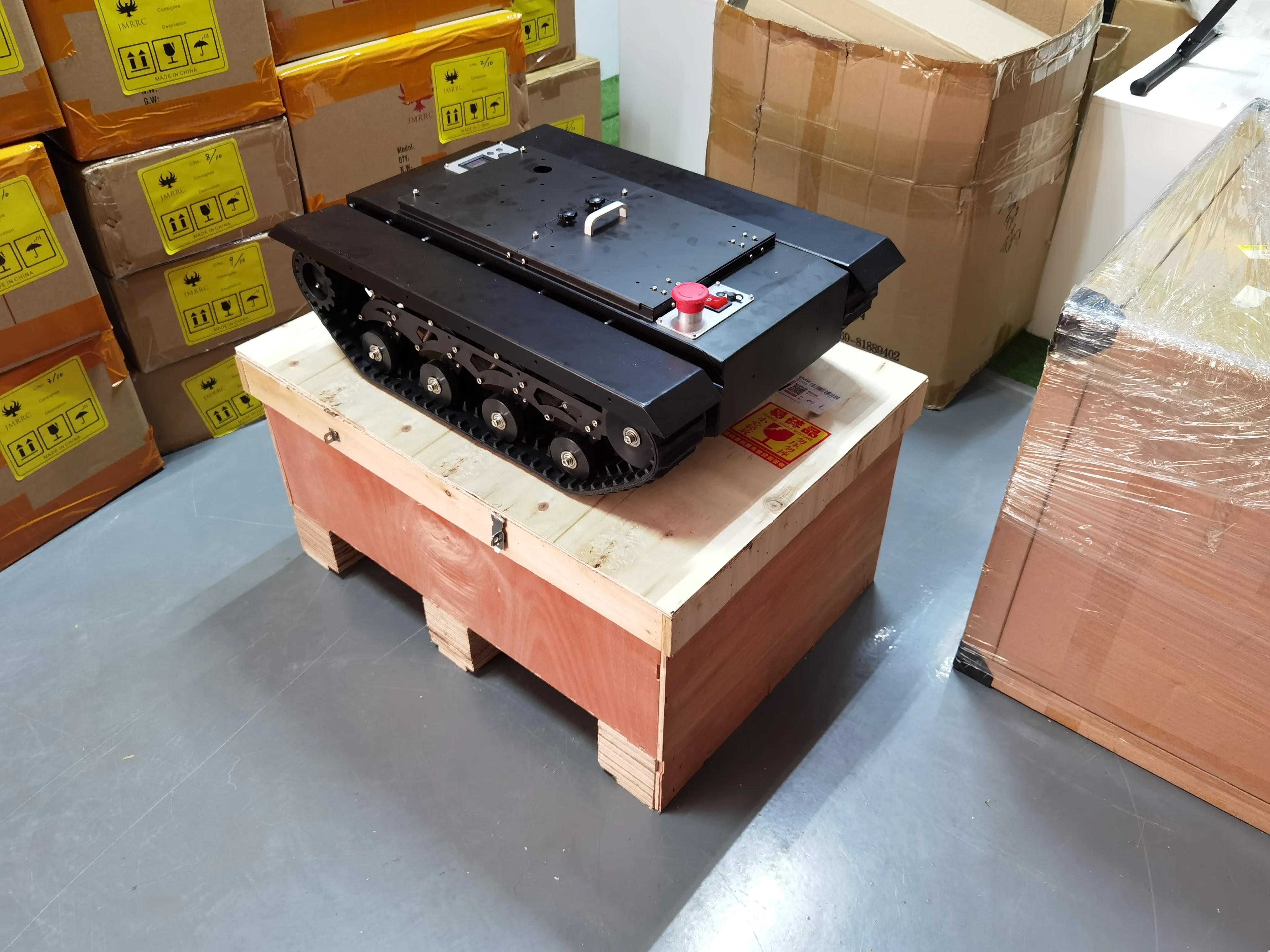 50kg load capacity small robot rubber track for robot platform unmanned combat robot aerial vehicle tracks undercarriage