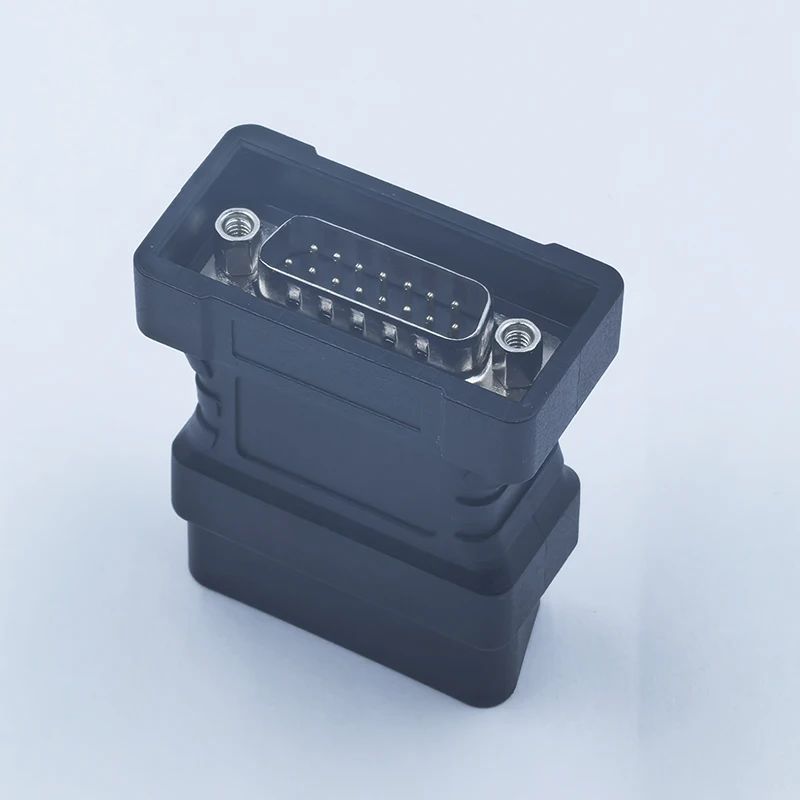 Wholesales OBDII OBD2 16pin Male to DB15 15pin Male Adapter Converter Convertor Replacement For Fcar F3-A F3-W F3-D F3-G F3S-W