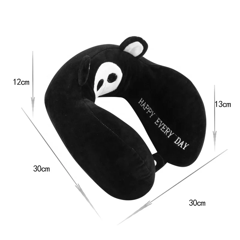 
Comfortable Cute Memory Foam Animal Shaped Travel Neck Massage Pillow For Baby Child 