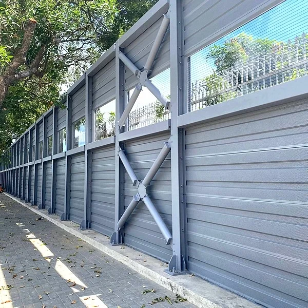 Wholesale of noise control traffic noise barrier highway road sound barriers