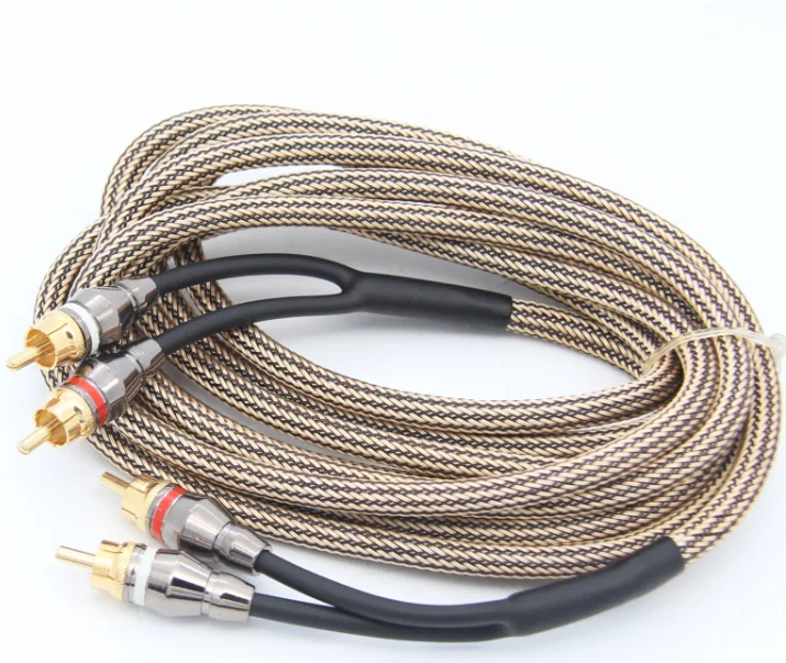 2 Channel to 2 channel RCA CABLE WIRE Car Accessories Audio RCA to RCA Cable