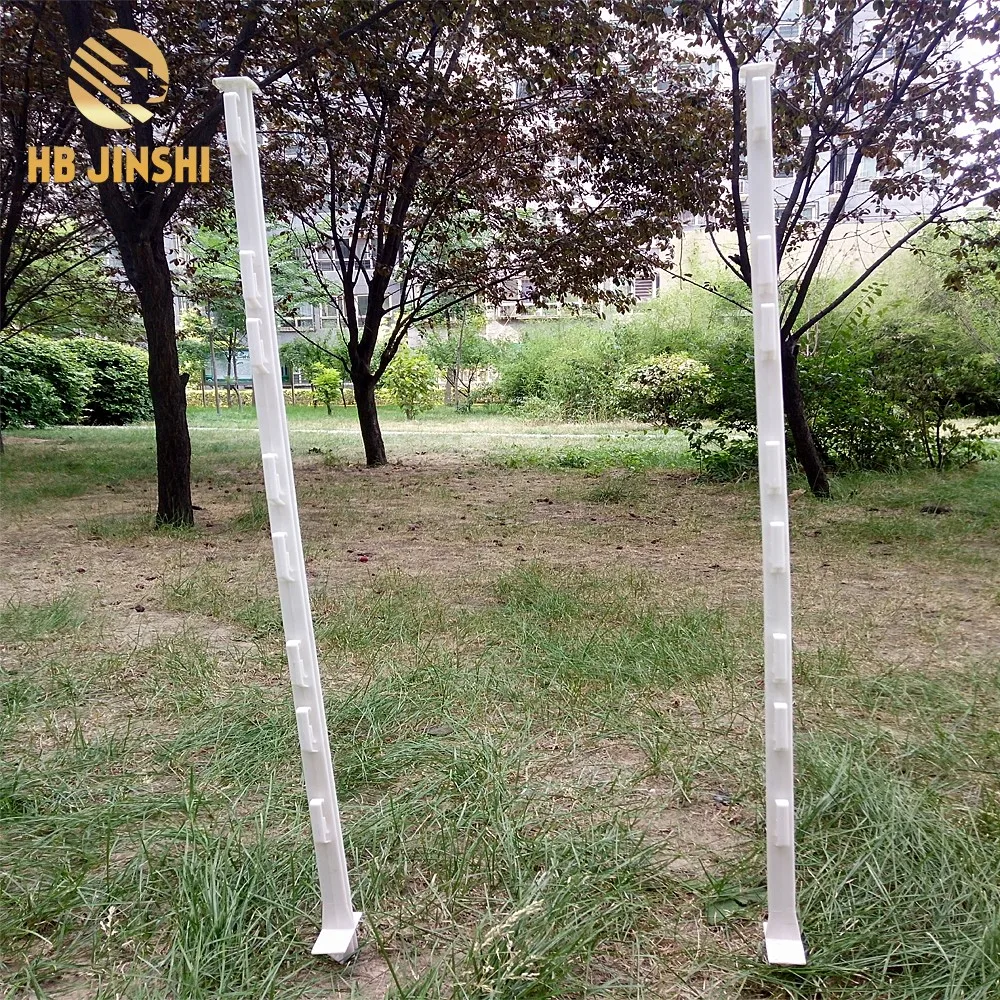 1.2m tall PP insulated fence post 4ft White Pasture Poly Step In Electric fence post