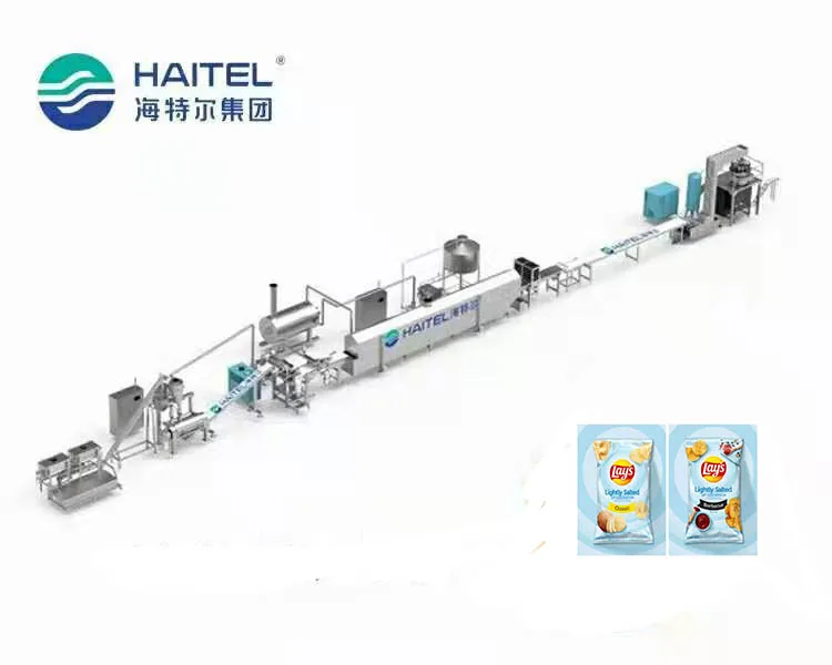 Hot selling automatic machinery to make pringles potato chips machine production line