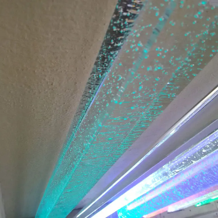 Дополнительные белые Пузырьковые полированные стеклянные колонны для продажи