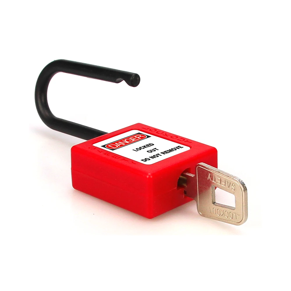 China manufacturer insulation ABS safety padlocks lockout
