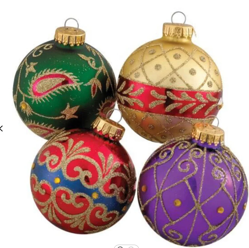 cheap colored decorative ornament color christmas glass manual clear small christmas balls wholesale