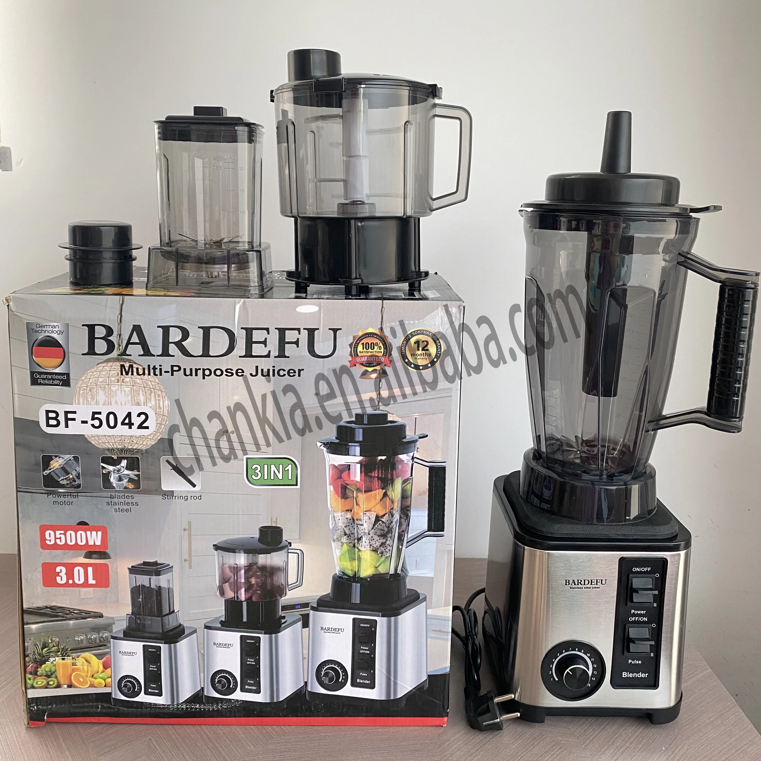 Commercial Kitchen 3 in 1Blender Fresh Orange industrial Grinder Extractor And Smoothie Juicers Machine Mixers Blender