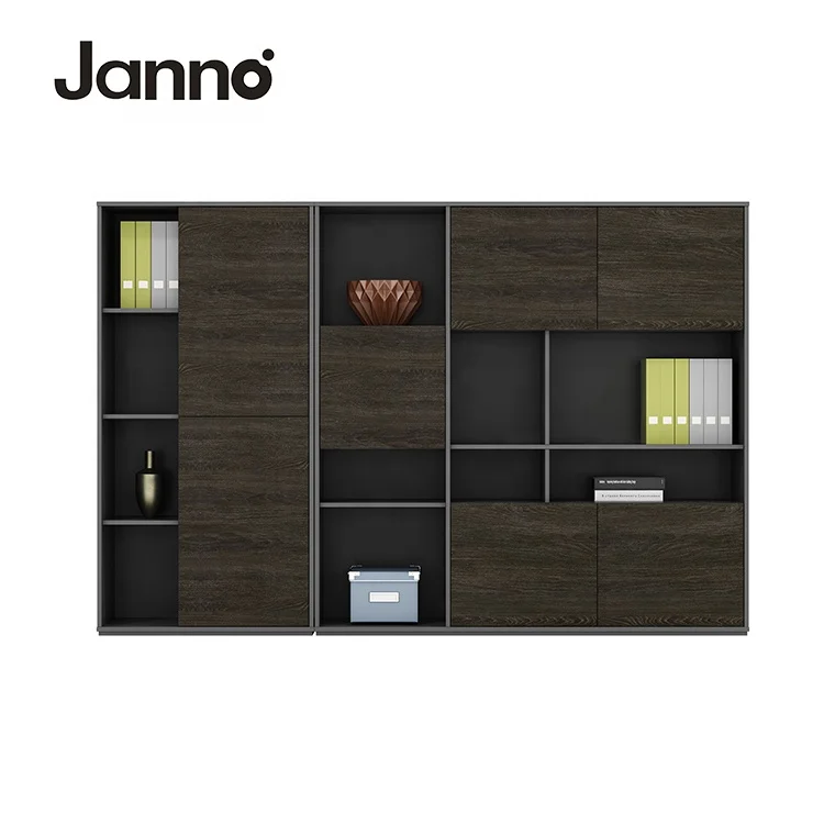 Роскошный современный офисный шкаф для хранения документов ширина 3 6 м деревянная книжная полка