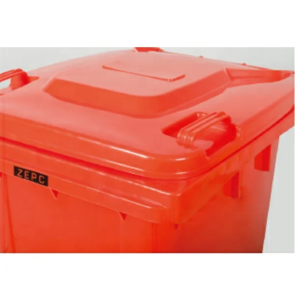 two wheeled eco trash can 120 ltr
