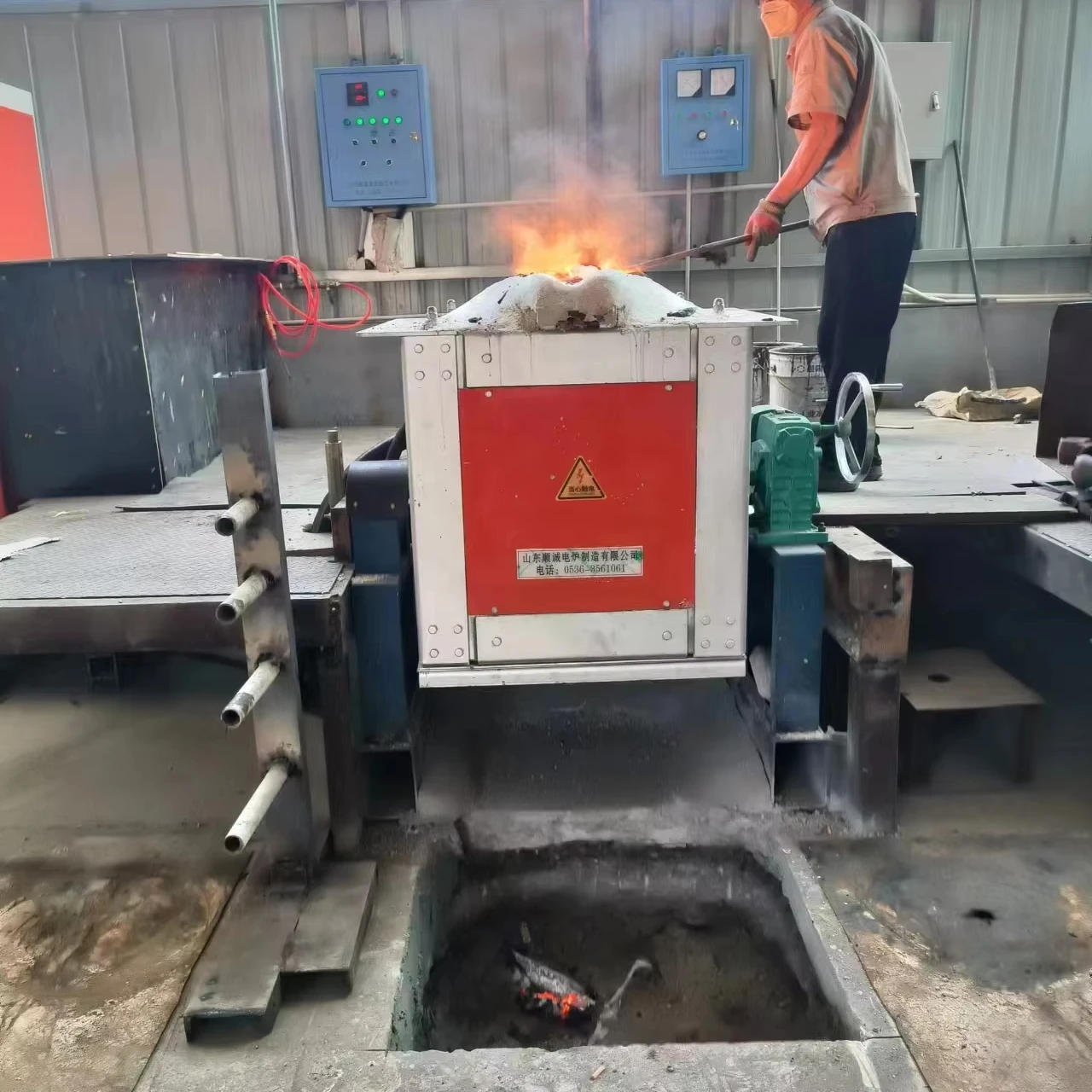 Price of IGBT fast melting casting furnace and small metal melting furnace