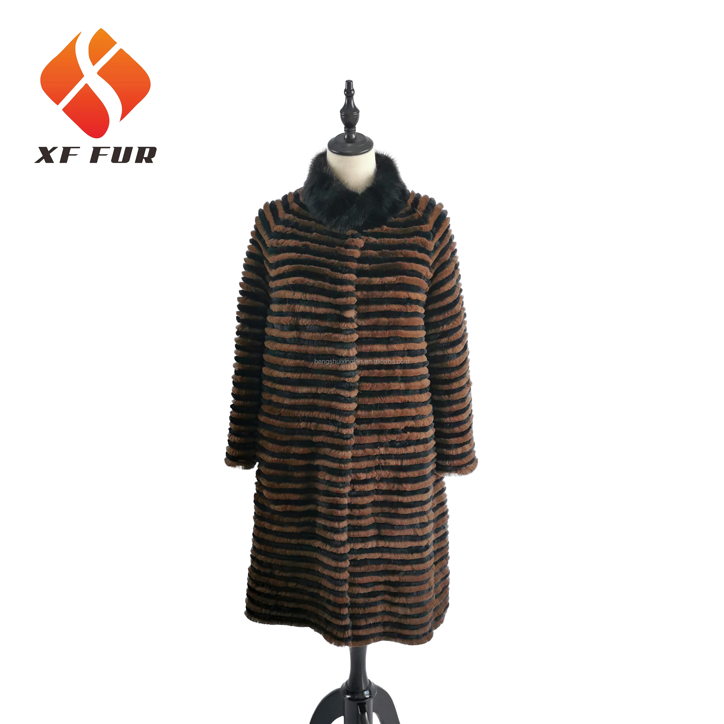 
Hot Sale Factory OEM Service New Fashion Genuine ladies mink knitted fur coats with For Sale 