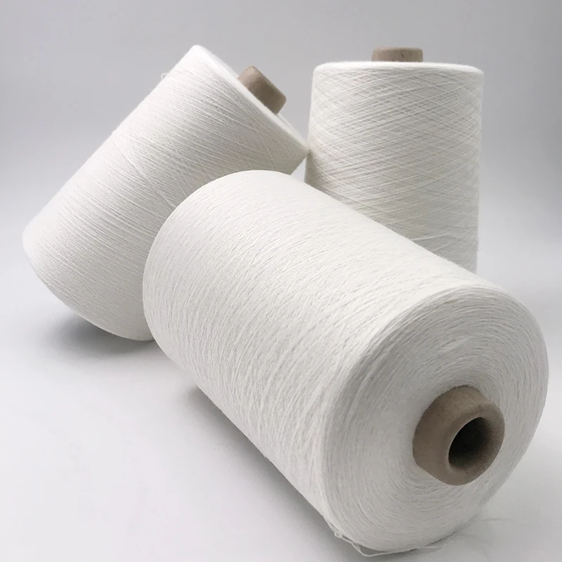 
Flame retardant spun yarn 55% Protex-c modaacrylic 45%cotton raw white for knitting or weaving 