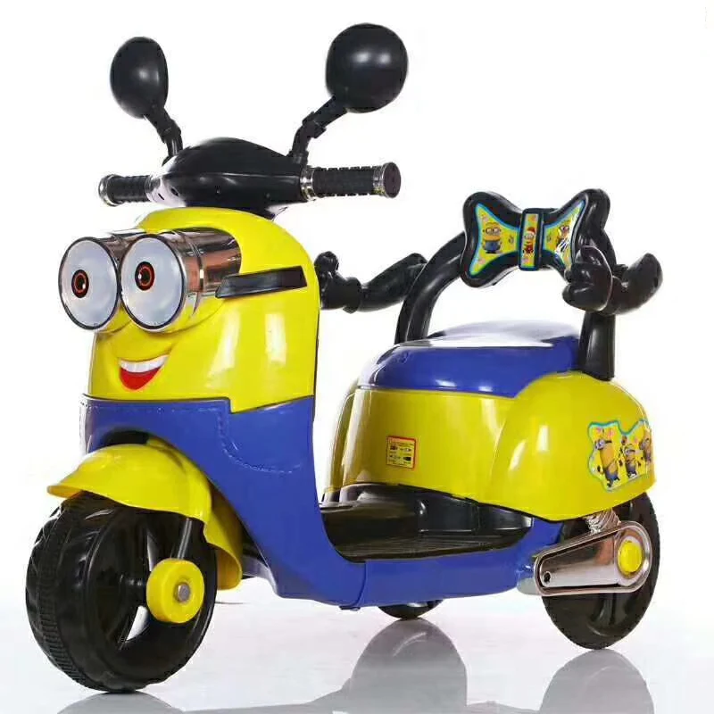 children electric motorcycle with big LED light/Safety fence/Widening body with backrest