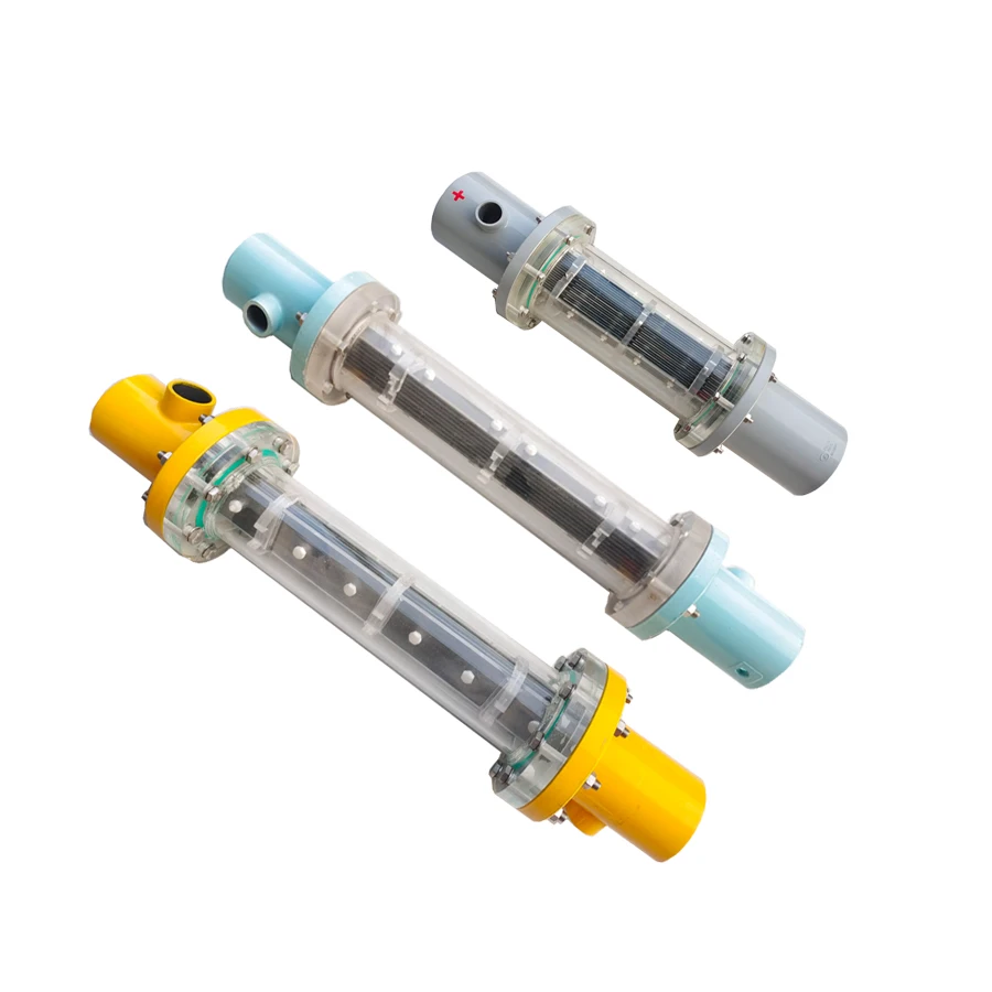 3mm titanium electrode 0.8% Naclo electrolyzer for water disinfection system