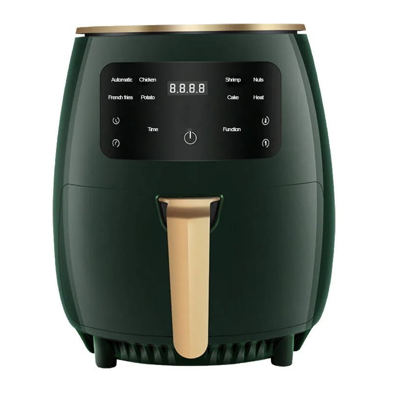OEM  Household In Stock Digital 4l 5l  Green  Electric Cooker Deep Oven  Air Fryer