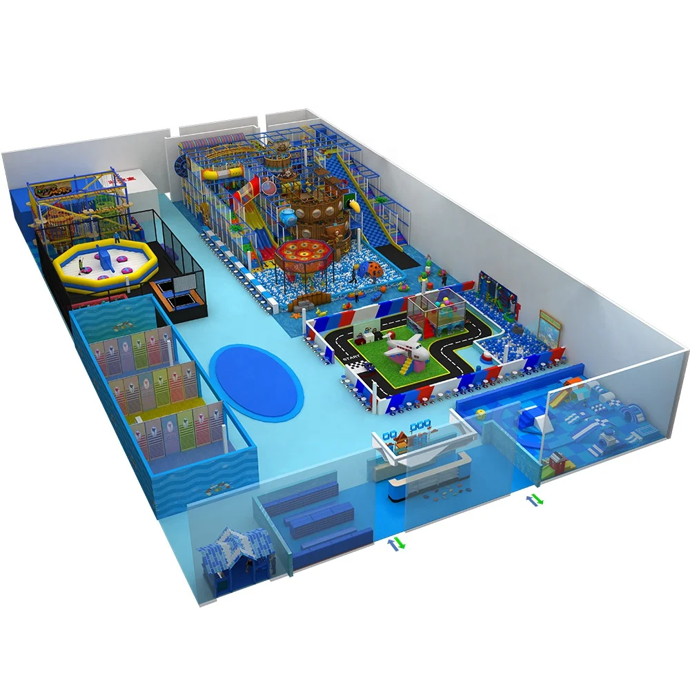 Professional Commercial Indoor Toddler Playground Amusement Park Equipment Sets
