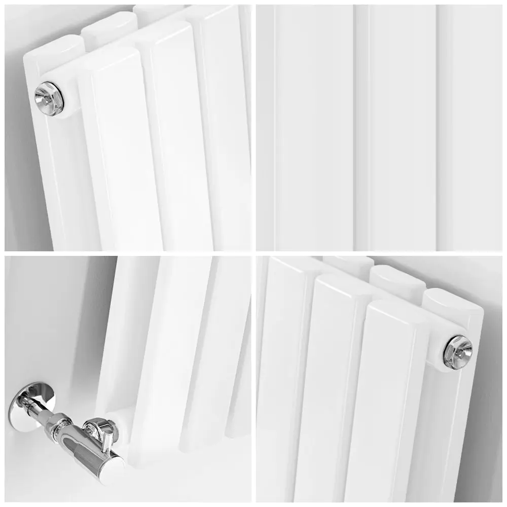 Factory Supply Anthracite White Double Flat Panel Hot Water Hydronic Heat Radiating Steel Radiator with Best Quality for Home